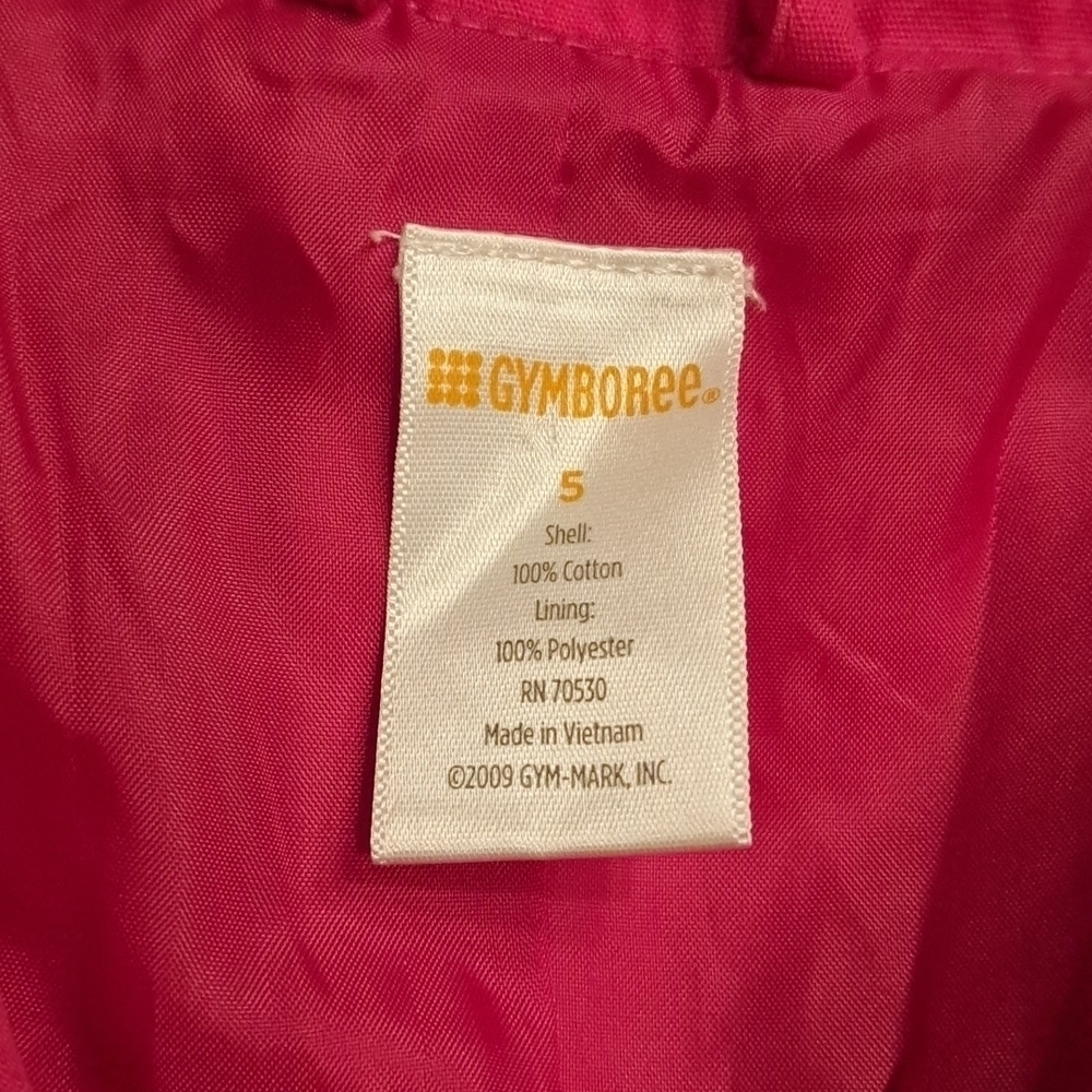 Gymboree girls size 5 outlet girls red light weight coat - Picture 2 of 2